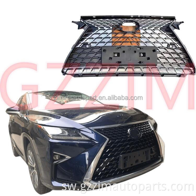 Car ABS Plastic Front Middle Upgrade Parts Grille  for LX RX2016 Upgrade To 2020